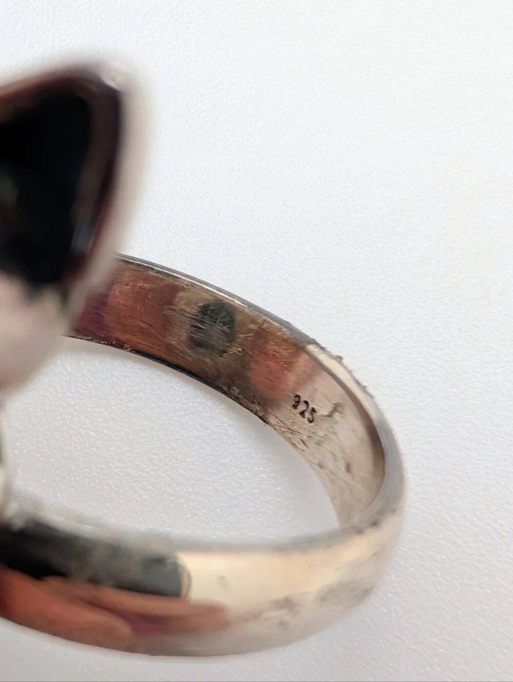 Turquoise S925 Sterling Silver Gemstone Cat Adjustable Ring